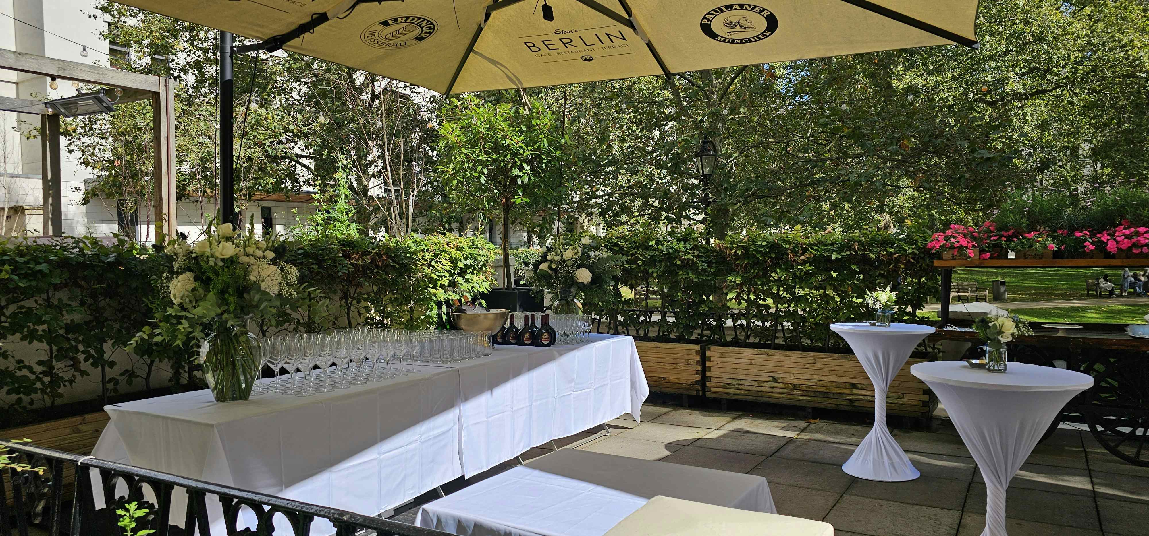 Hire Indoor and outdoor up to 180 people standing, Stein's Berlin